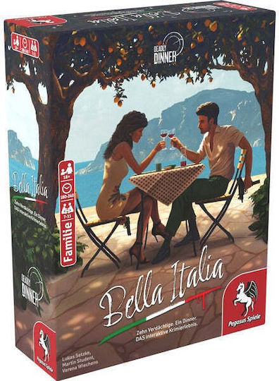 Επιτραπέζιο Παιχνίδι Deadly Dinner - Bella Italia για 7-10 Παίκτες 18+ Ετών Pegasus - Image 2