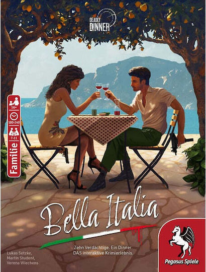 Επιτραπέζιο Παιχνίδι Deadly Dinner - Bella Italia για 7-10 Παίκτες 18+ Ετών Pegasus - Image 3