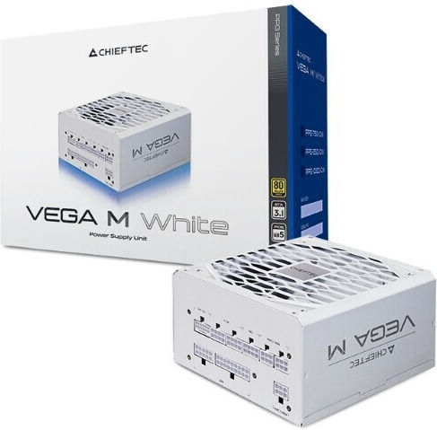 Chieftec VEGA M 1000W Λευκό Τροφοδοτικό Υπολογιστή Full Wired - Image 2