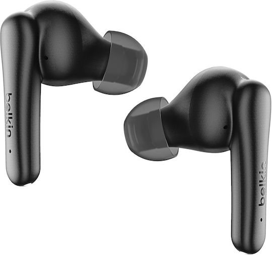 Belkin Soundform Rhythm In-ear Bluetooth Handsfree Ακουστικά με Αντοχή στον Ιδρώτα και Θήκη Φόρτισης Μαύρα - Image 2