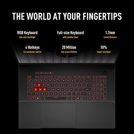 Asus TUF Gaming A18 FA808UM-S9058 18" QHD+ 144Hz (Ryzen 7-260/16GB/512GB SSD/GeForce RTX 5060/No OS) (US Keyboard) - Image 5