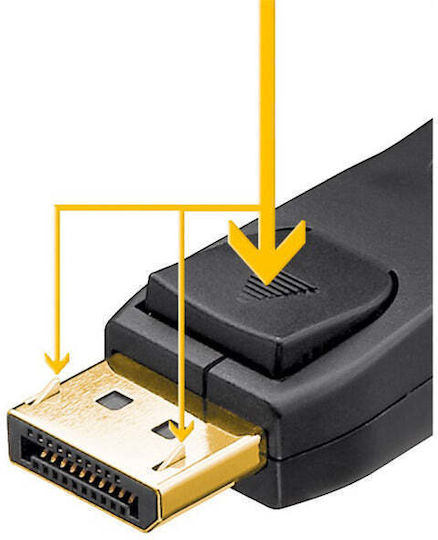 Goobay Cable DisplayPort male - DisplayPort male 2m Μαύρο (74778) - Image 4