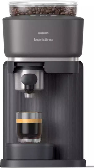 Philips Baristina Αυτόματη Μηχανή Espresso 1500W Πίεσης 16bar με Μύλο Άλεσης Μαύρη - Image 4