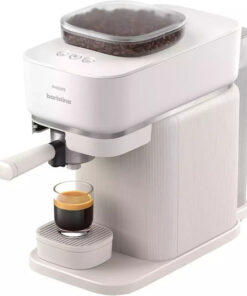 Philips Baristina Αυτόματη Μηχανή Espresso 1500W Πίεσης 16bar με Μύλο Άλεσης Λευκή