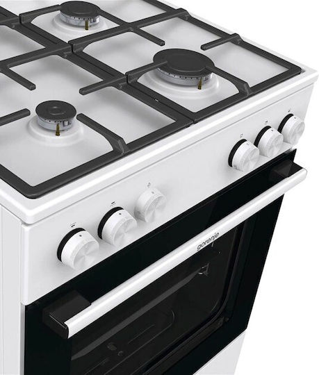 Gorenje GG6A10WFFM Κουζίνα 72lt με Εστίες Υγραερίου Π60εκ. Λευκή - Image 4