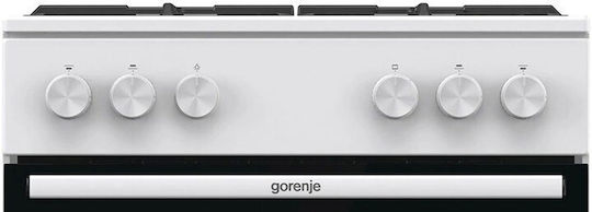 Gorenje GG6A10WFFM Κουζίνα 72lt με Εστίες Υγραερίου Π60εκ. Λευκή - Image 5