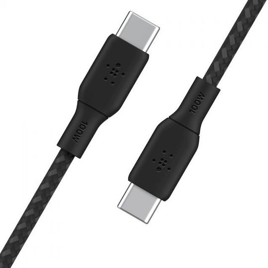Belkin Boost↑charge Pro Braided USB-C to Lightning Cable 240W Μαύρο 3m CAB025HQ3MBK - Image 13