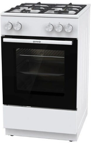Gorenje GG5A10WFFM Κουζίνα Υγραερίου & Ρεύματος 70lt με Εστίες Υγραερίου Π50εκ. Λευκή - Image 2