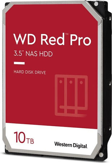 Western Digital Red Pro 10TB HDD Σκληρός Δίσκος 3.5" SATA III 7200rpm με 256MB Cache για NAS WD103KFBX - Image 4