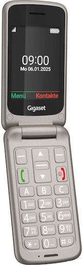 Gigaset GL595 Single SIM Κινητό με Μεγάλα Κουμπιά Ασημί - Image 2