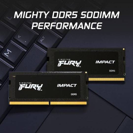 Kingston Fury Impact DDR5 με Module 1x8GB και Ταχύτητα 4800 για Laptop KF548S38IB-8 - Image 8