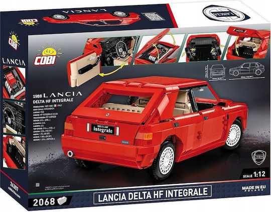 Cobi Plastic Blocks Cars 1991 Lancia Delta Hf Integrale Cobi-24357 - Image 2