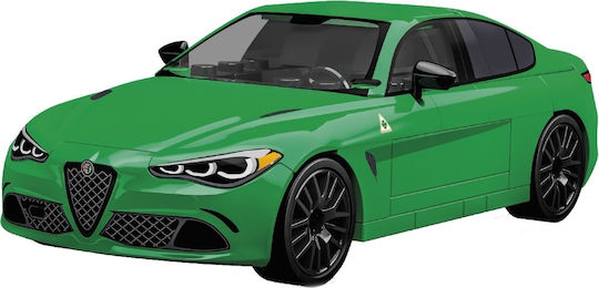 Cobi Alfa Romeo Giulia Quadrifoglio Construction Toy Green - Image 4