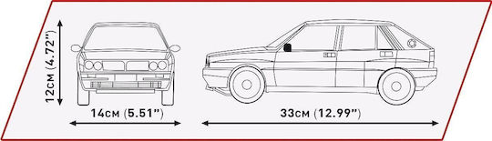 Cobi Plastic Blocks Cars 1991 Lancia Delta Hf Integrale Cobi-24357 - Image 10