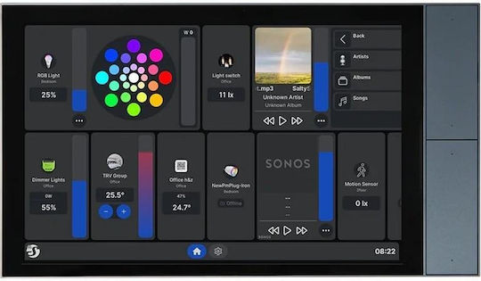 Shelly 081586 Ψηφιακός Θερμοστάτης Χώρου Smart με Οθόνη Αφής και Wi-Fi - Image 6