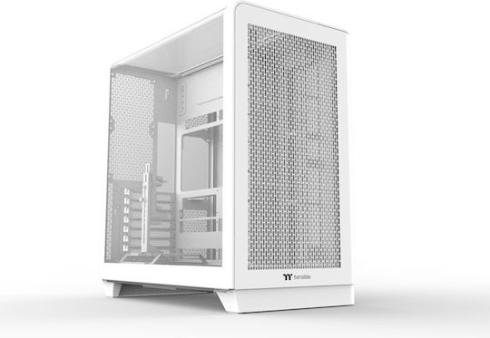 Thermaltake View 390 Air Gaming Midi Tower Κουτί Υπολογιστή με Πλαϊνό Παράθυρο Snow White - Image 2