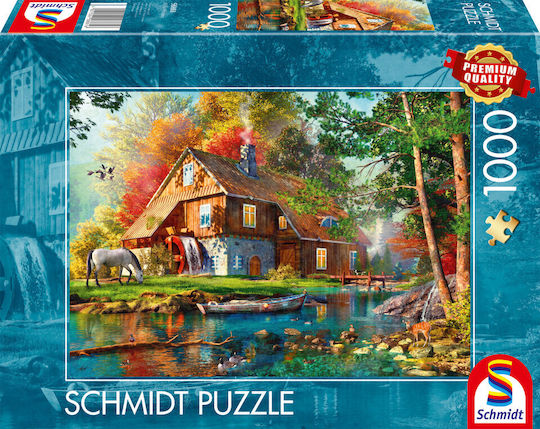 Watermill in Autumn Puzzle 2D 1000pcs