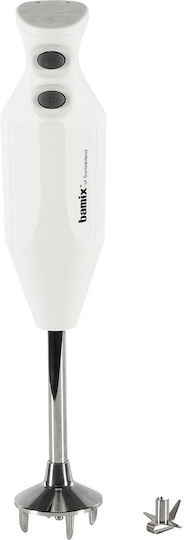 Bamix Ραβδομπλέντερ με Ανοξείδωτη Ράβδο 160W Λευκό