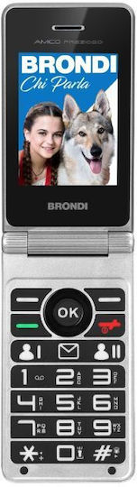 Brondi Amico Prezioso Dual SIM Κινητό με Μεγάλα Κουμπιά Μπλε - Image 3