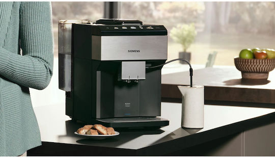 Siemens Eq.500 Αυτόματη Μηχανή Espresso 1500W Πίεσης 15bar για Cappuccino με Μύλο και Wi-Fi Μαύρη - Image 5