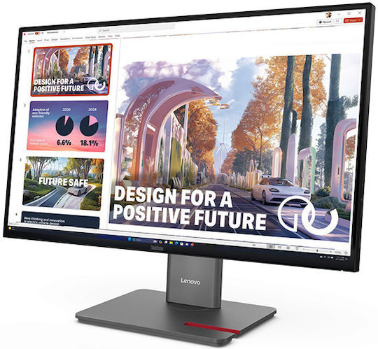 Lenovo ThinkVision T32UD-40 IPS HDR Monitor 31.5" 4K 3840x2160 με Χρόνο Απόκρισης 4ms GTG - Image 2
