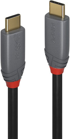 Lindy USB 2.0 Cable USB-C male - USB-C Γκρι 0.5m (36900) - Image 4