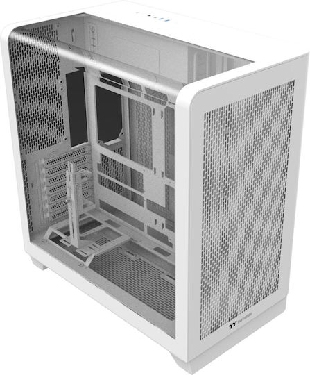 Thermaltake View 390 Air Gaming Midi Tower Κουτί Υπολογιστή με Πλαϊνό Παράθυρο Snow White - Image 3