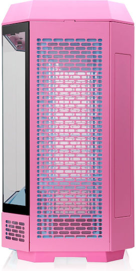 Thermaltake The Tower 600 Gaming Midi Tower Κουτί Υπολογιστή με Πλαϊνό Παράθυρο Bubble Pink - Image 6