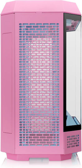 Thermaltake The Tower 600 Gaming Midi Tower Κουτί Υπολογιστή με Πλαϊνό Παράθυρο Bubble Pink - Image 10