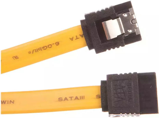 Goobay 15-Pin SATA III - 15-Pin SATA III Cable 50cm Κίτρινο (95021) - Image 2
