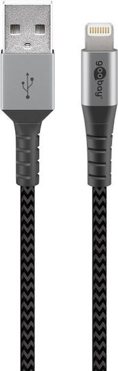 Goobay Braided USB-A to Lightning Cable 60W Γκρι 0.5m (49267) - Image 4