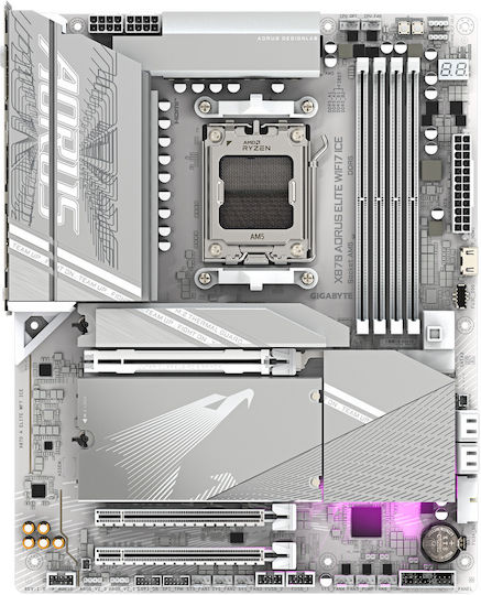 Gigabyte X870 Aorus Elite X3D Ice Motherboard ATX με AMD AM5 Socket - Image 6