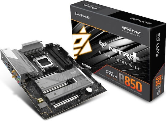 Sapphire Nitro+ B850A WiFi 7 Motherboard ATX με AMD AM5 Socket 52123-03-40G - Image 2