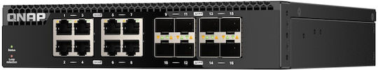 QNap QSW-3216R-8S8T Unmanaged L2 Switch με 8 Θύρες Ethernet - Image 3