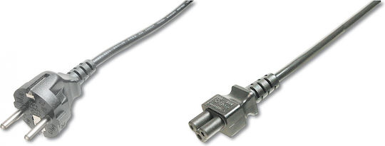 Digitus Schuko - IEC C5 Cable 1.8m Μαύρο AK-440103-018-S