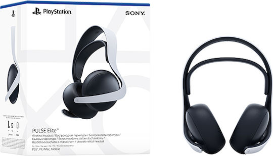 Sony Pulse Elite + Case Ασύρματο Over Ear Gaming Headset με σύνδεση Bluetooth Λευκό - Image 5