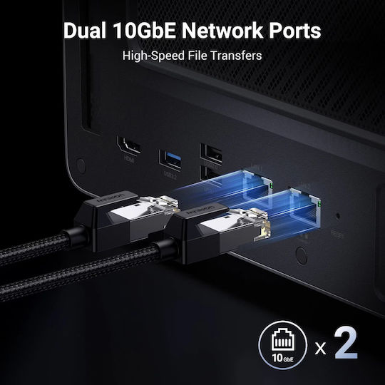 Ugreen DXP6800 Pro NAS Tower με 6 θέσεις για M.2 και 2 θύρες Ethernet - Image 3