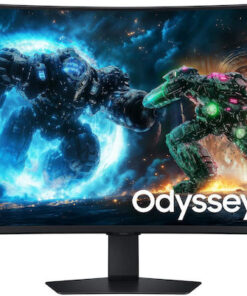 Samsung Odyssey G7 G75F VA HDR Curved Gaming Monitor 37" 4K 3840x2160 165Hz με Χρόνο Απόκρισης 1ms GTG