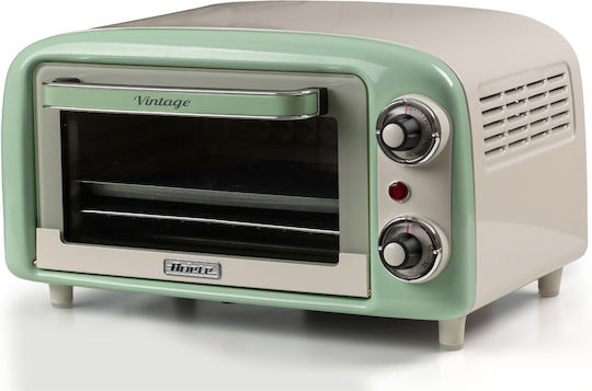 Ariete Vintage Mini 00C391904AR0 Ηλεκτρικό Φουρνάκι 10lt Χωρίς Εστίες Πράσινο
