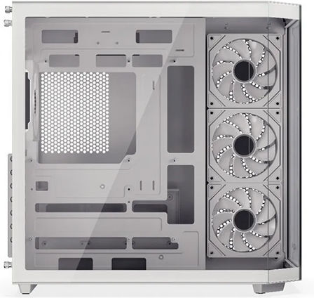 Krux Empero Gaming Midi Tower Κουτί Υπολογιστή με Πλαϊνό Παράθυρο και ARGB Φωτισμό Λευκό - Image 2