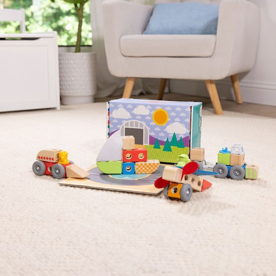 Melissa & Doug Παιχνίδι Κατασκευών Ξύλινo S71024164 - Image 3