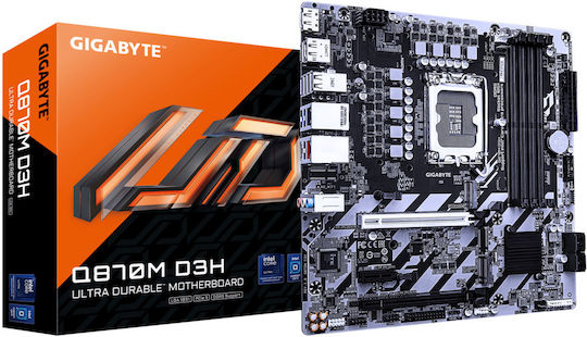 Gigabyte Q870M D3H Motherboard Micro ATX με Intel 1851 Socket - Image 4
