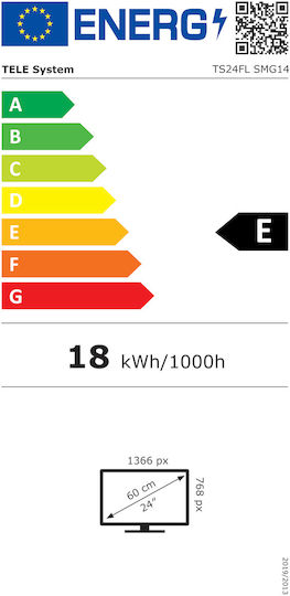 Telesystem Smart Τηλεόραση 24" HD Ready LED TS24FLSMG14 (2025) - Image 2