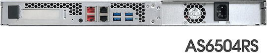 Asustor NAS Rack με 4 θέσεις για HDD και 2 θύρες Ethernet (AS6504RS+RAIL) - Image 4