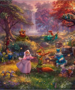 Alternative view of Puzzle 2D Disney Kinkade: Robin Hood 1000pcs
