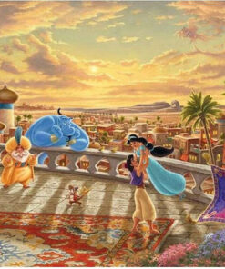 Alternative view of Disney: Jasmine And Aladdin G Puzzle 2D 1000pcs