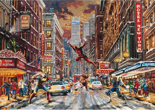 Thomas Kinkade Deadpool Marvel G3 Puzzle 2D 1000pcs - Image 2