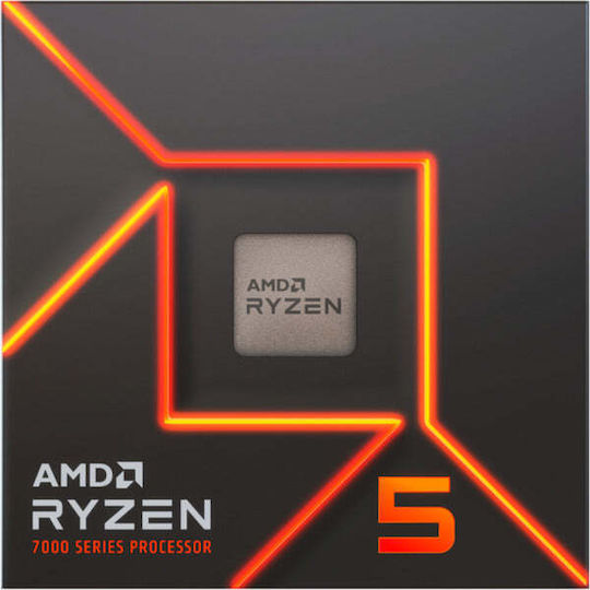 AMD Ryzen 5 7400 4.3GHz Επεξεργαστής 6 Πυρήνων για Socket AM5 σε Κουτί με Ψύκτρα - Image 3