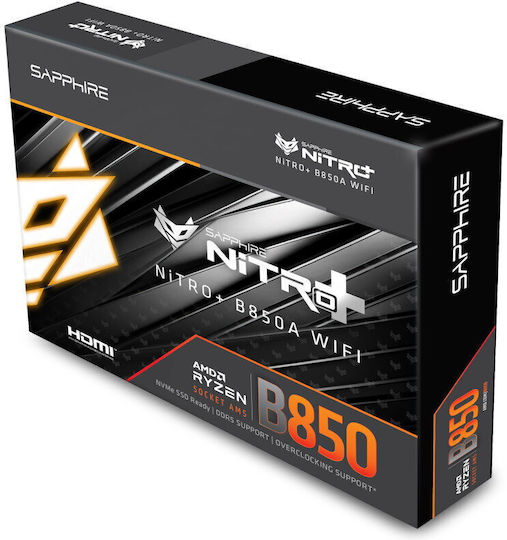 Sapphire Nitro+ B850A WiFi 7 Motherboard ATX με AMD AM5 Socket 52123-03-40G - Image 7
