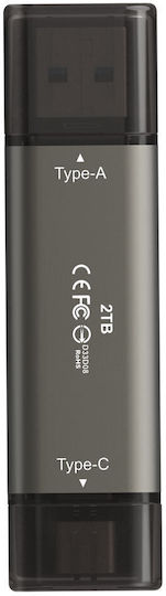 TeamGroup 1.0TB USB 3.2 SSD Stick Μαύρο